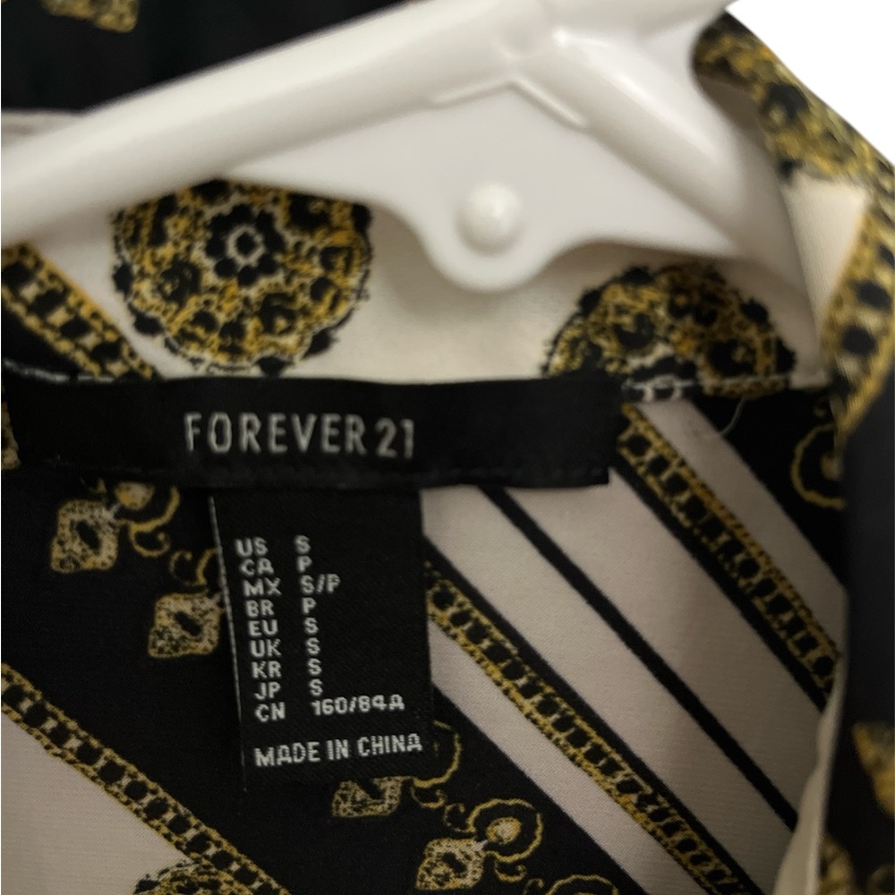 Forever 21 Patterned Blouse - image 3